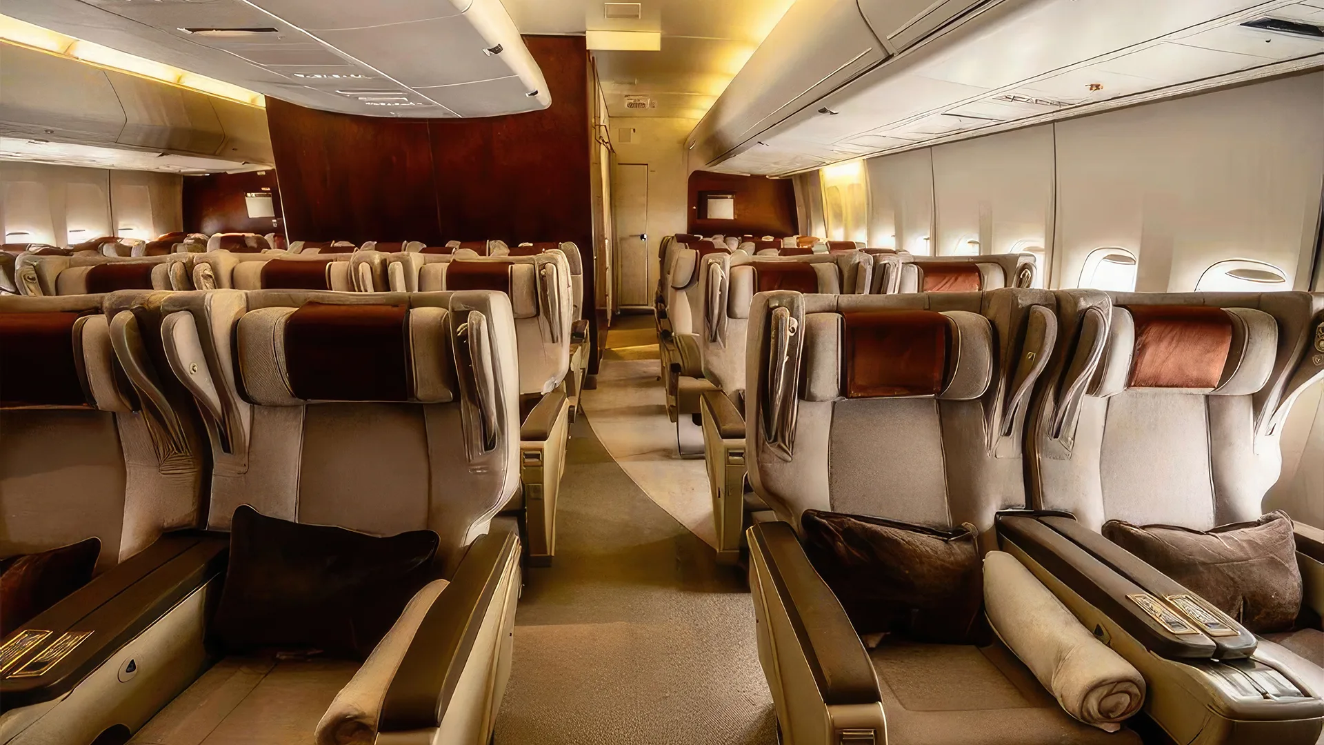 Boeing 747-400 executive seating
